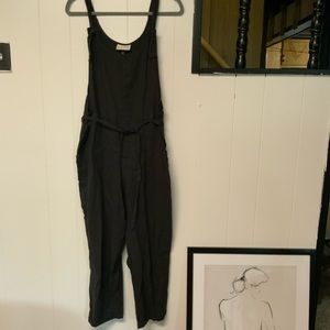 Linen overalls